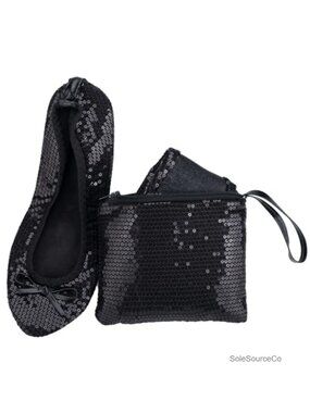Foldable Ballet Flats Purse-Ready Travel Wedding Shoes Anti-Slip Roll-Up